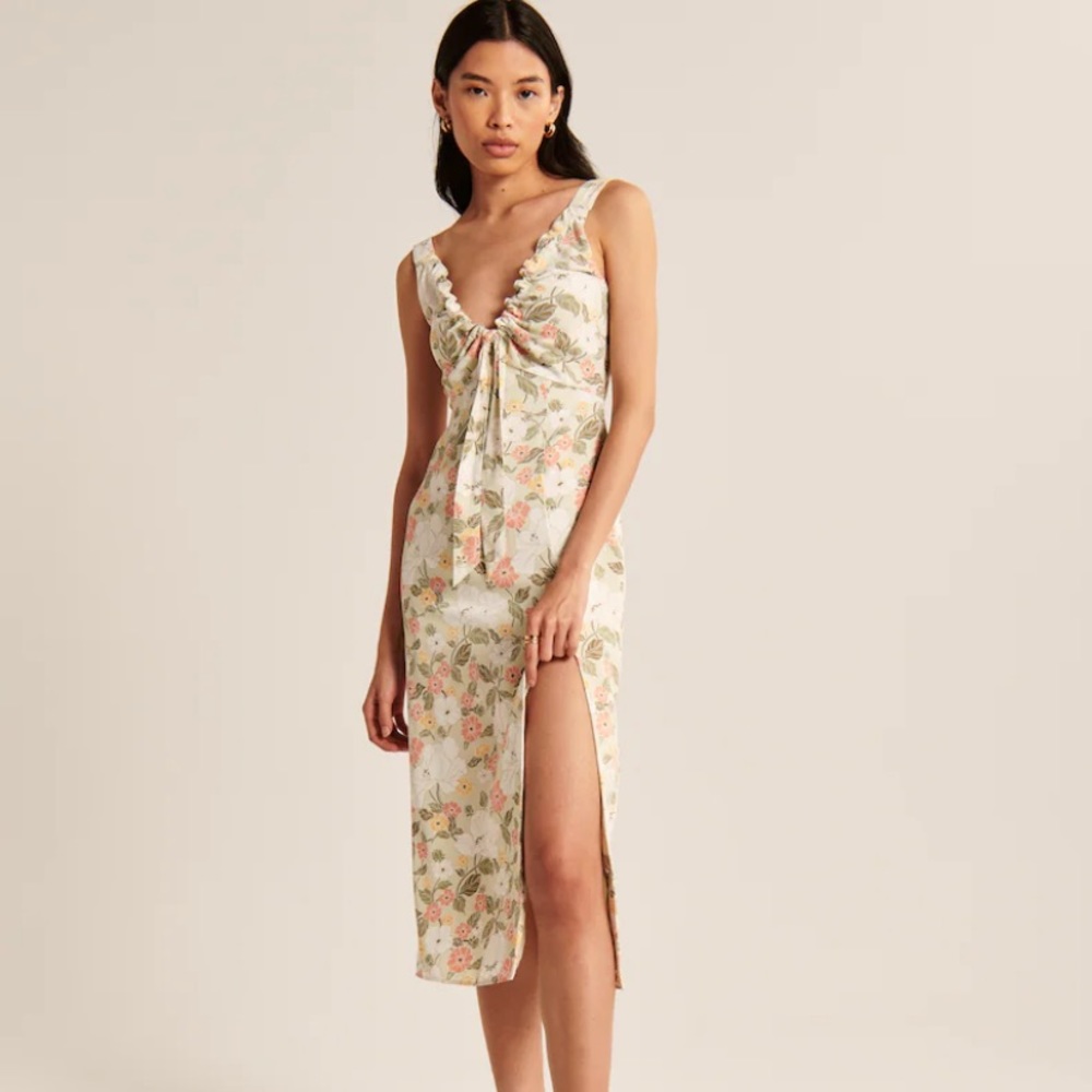 Abercrombie Floral Midi Dress